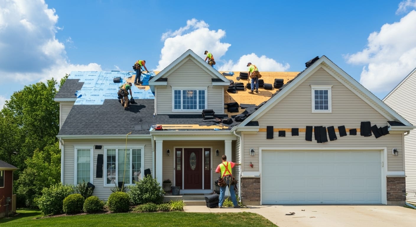 Storm Damage Roof Repair in Ann Arbor, MI